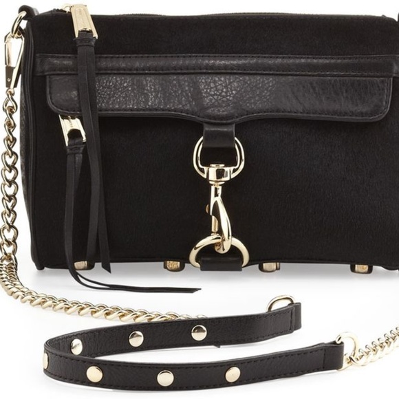 Rebecca Minkoff Handbags - Rebecca Minkoff mini mac calf hair crossbody bag
